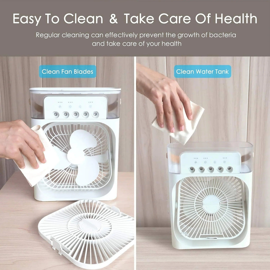 Cooler Mist™️ Portable 4-in-1 Mini Air Cooler Fan