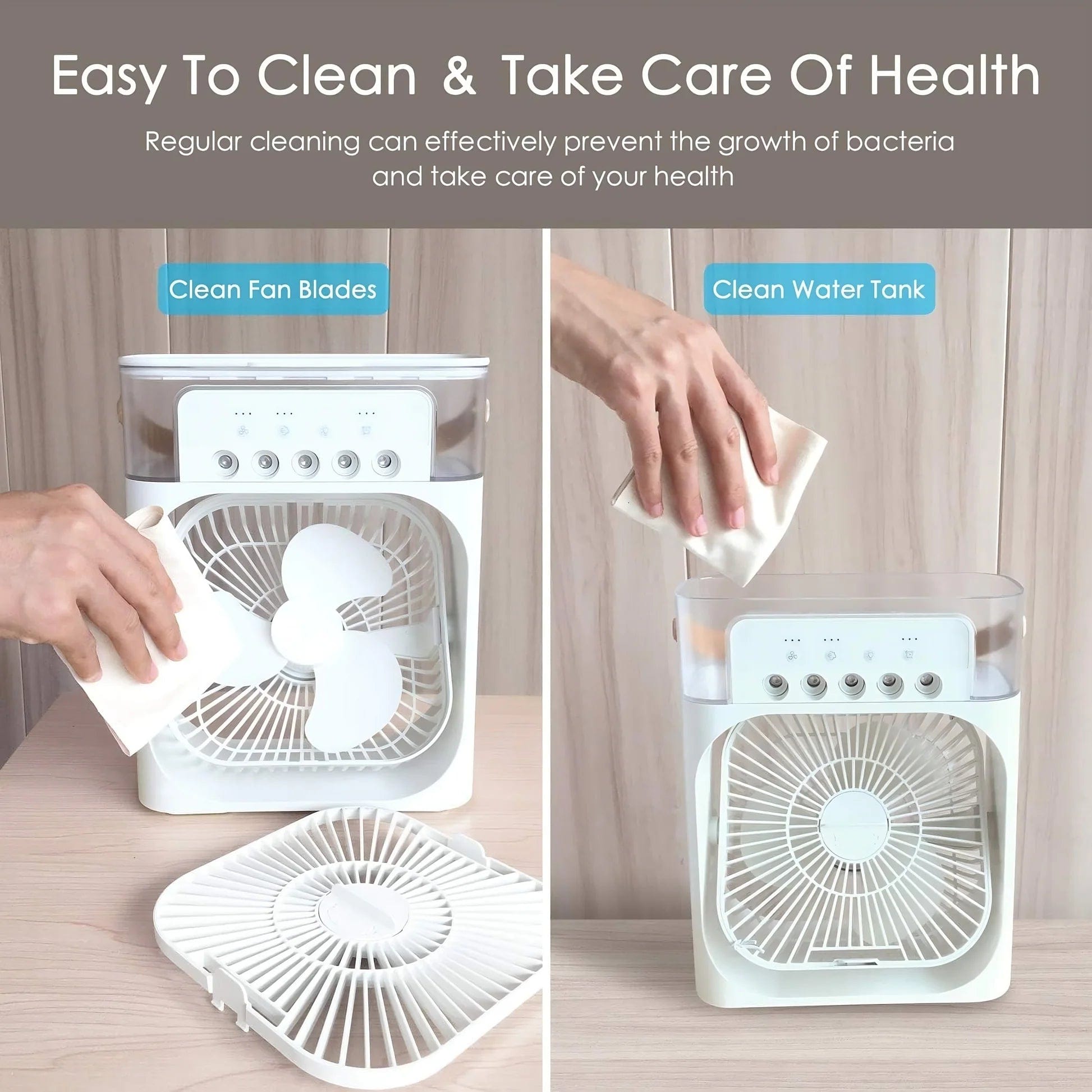 Cooler Mist™️ Portable 4-in-1 Mini Air Cooler Fan
